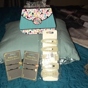 New Barrettes in a Keepsake Purse Box